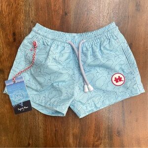 Syd & Rex “Island Lines” Boys Swim Trunks Size 2